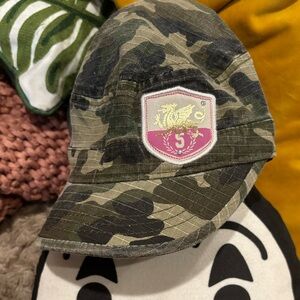 Retro Pink & Camo y2k Hat